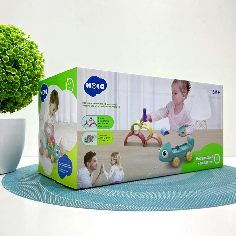 Каталка HOLA хамелеон-пірамідка (HA795700) Чернігів - фото 9