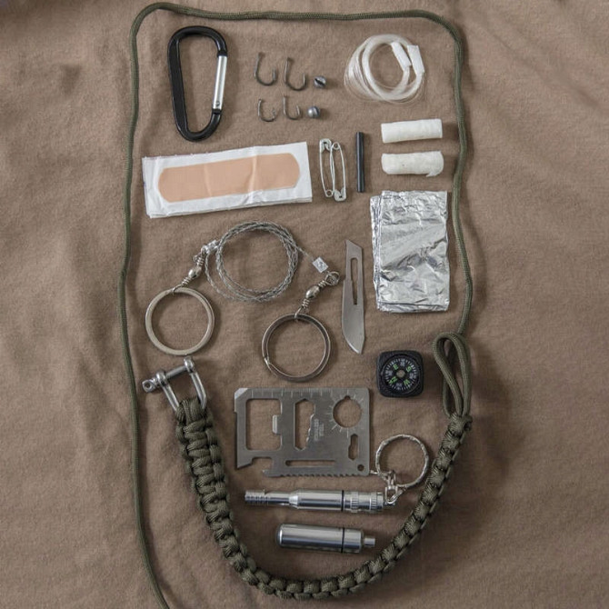 Туристический Комплект инструментов для туризма из 25 элементов Mil-Tec (16027701) Olive Нововолынск - изображение 5