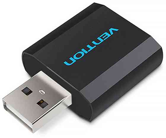 Звукова карта USB AUX jack, 2*TRS (Mic + Ear) Metal Vention Винница