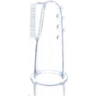 Дитяча зубна щітка Akuku силіконова, масажер для ясен (A0393) Вінниця