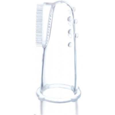 Дитяча зубна щітка Akuku силіконова, масажер для ясен (A0393) Вінниця - фото 1