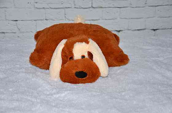 Подушка Алина собачка Шарик 55 см коричневый Киев