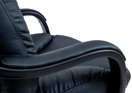 Офісне Крісло Керівника Richman Maximus Шкіра Wood Lux М1 Tilt Чорний Київ