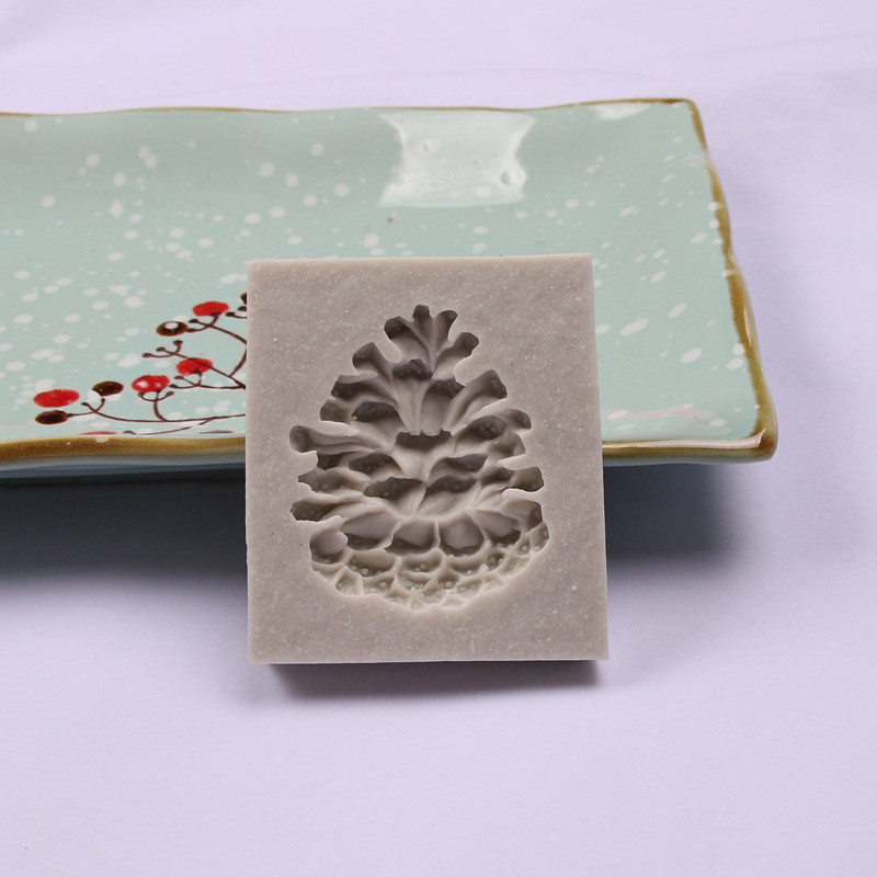 Молд кондитерський Шишка 48 на 43 мм сірий Київ - фото 3