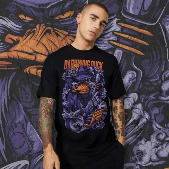 Футболка мужская с принтом Darkwing Duck Retro Game Размер 48 Anime1047 Днепр