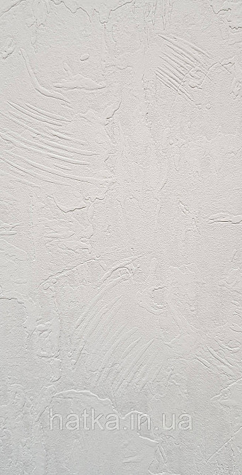 Шпалери вінілові на флізеліні AdaWall Omega1.06х10 під шкіру структурні щільні білі 23213-1 Київ - фото 2