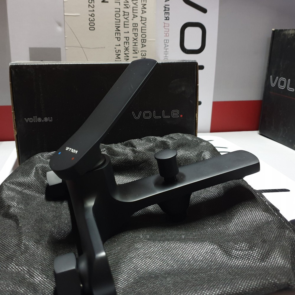 Смеситель для ванны VOLLE SOLO de la noche черный 1510.031004 Киев - изображение 6