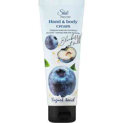 Крем для рук Shik Nectar Yogurt Touch Экстракт черники и овсяное молочко 75 мл (4823107604409) Винница