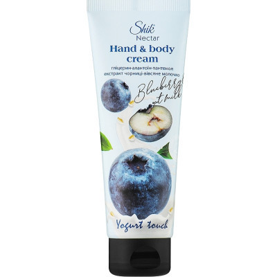 Крем для рук Shik Nectar Yogurt Touch Экстракт черники и овсяное молочко 75 мл (4823107604409) Винница - изображение 1