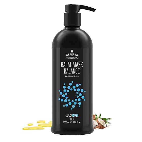 Бальзам-Маска Баланс для жирної шкіри голови ANAGANA 1000 мл Київ