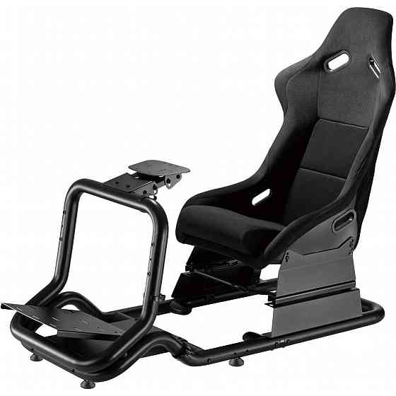 Крісло-кокпіт із кріпленням для керма та педалей GamePro RS167 Black ( 18108 ) Харьков