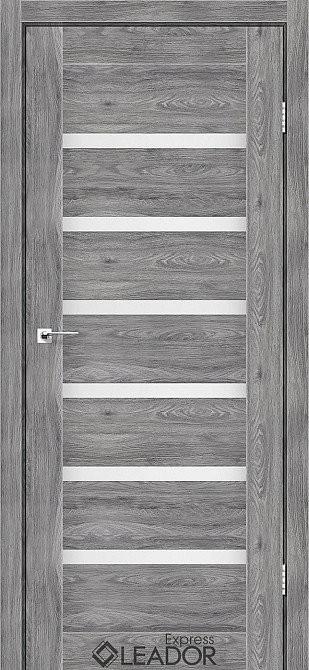 Коллекция LEADOR Express. Двери MILAN  Полотно, эко-шпон Клен грей Киев - изображение 1