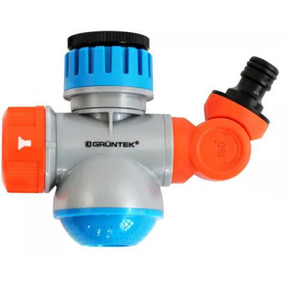 Коннектор для шланга Gruntek многофункциональный с шарнирным штуцером 1/2 " и 3/4" (296222240) Винница - изображение 2