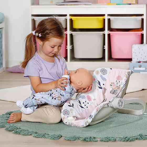 Крісло-переноска для ляльки Baby Born 2 в 1 – Квітковий стиль Дніпро