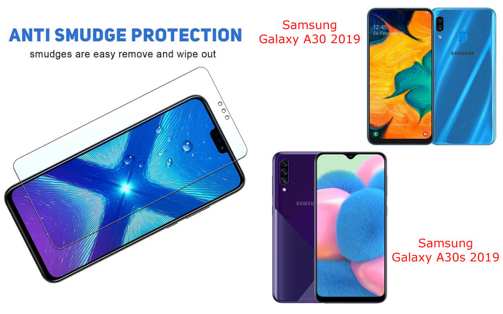 Защитное стекло NeoGlass для Samsung Galaxy A30 2019, Galaxy A30s 2019 – ультрапрозрачное и устойчивое Киев - изображение 3