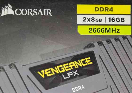 НОВА Оперативна память CORSAIR Vengeance LPX 8GB 16GB 2133MHz 2666MHz. Харків