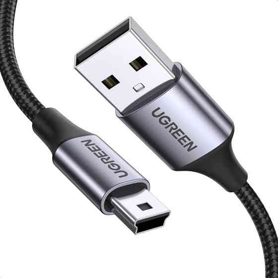 Кабель Ugreen USB-A to Mini USB 2.0 US375 80796 (Чорний, 2м) Николаев