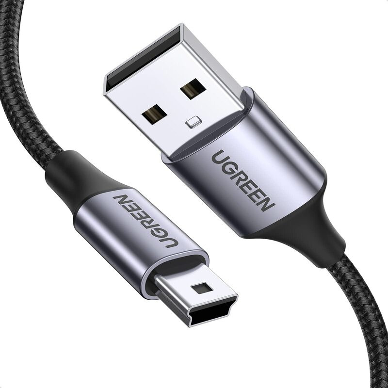 Кабель Ugreen USB-A to Mini USB 2.0 US375 80796 (Чорний, 2м) Николаев - изображение 1