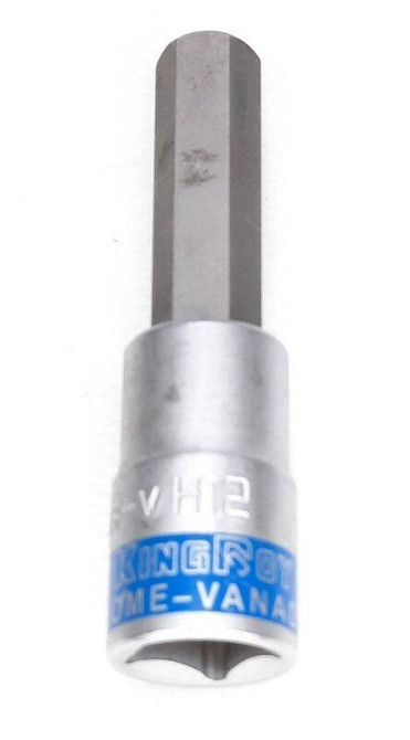 Головка з битою HEX H12 80мм 1/2" KingRoy 31955-12mm Вінниця - фото 1