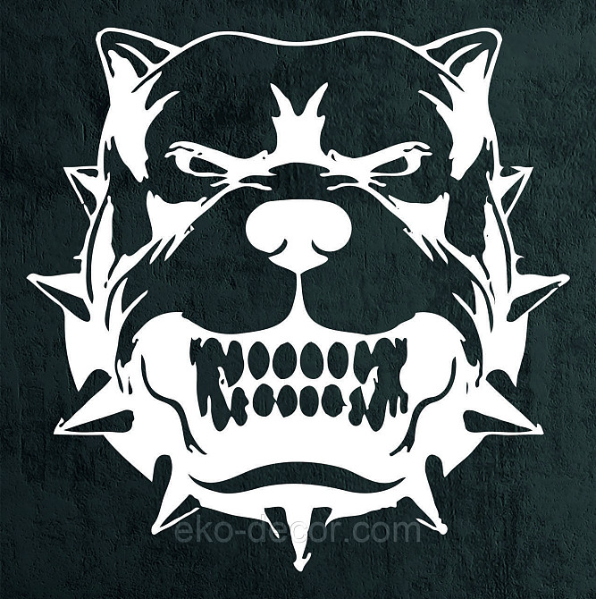 Декоративне настінне Панно «Собака», Декор на стіну 70*70 см, Білий Київ - фото 7