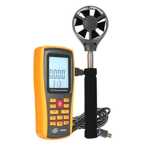 Анемометр професійний USB 0,3-45 м/с, 0-45 °C BENETECH GM8902X Київ