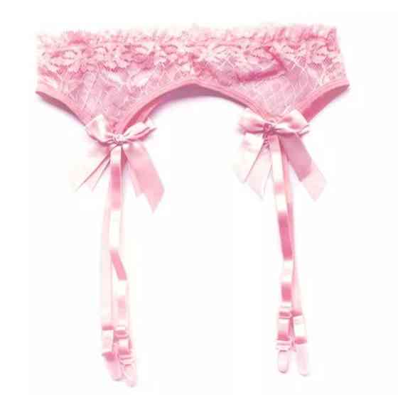 Пояс для чулок универсальный розовый Киев