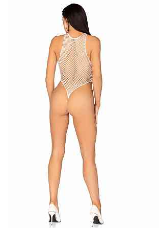 Боді-сітка Leg Avenue Net snap crotch tank bodysuit White, One Size Sex Aura Київ