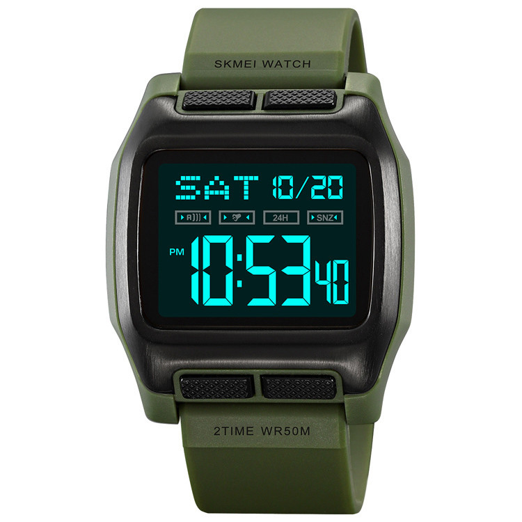 Годинники спортивні армійські SKMEI 2193AG, Брендові чоловічі годинники Захисні тактичні QC-11 Івано-Франківськ - фото 2