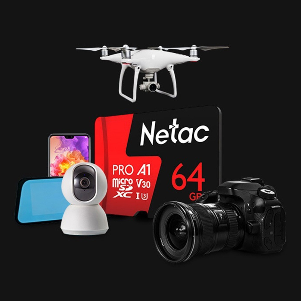 Карта пам'яті на 64G microSDXC Netac / Флеш карта / Карта пам'яті для телефону / SD карта Київ - фото 7