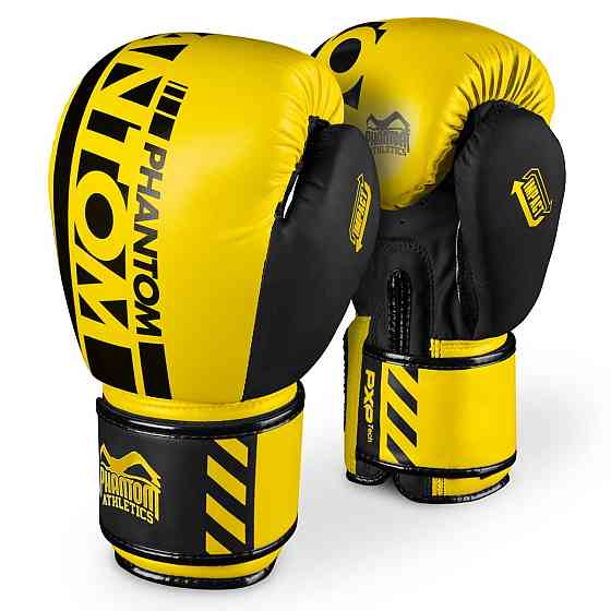 Боксерські рукавиці Phantom APEX Neon Yellow 14 унцій (капа у подарунок) Кам'янське