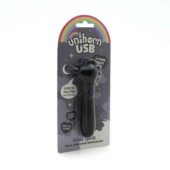 Вібратор-єдиноріжка Unihorn USB Bullet – Wild Spirit, віброкуля, USB-зарядка, 10 режимів Sex Aura Київ