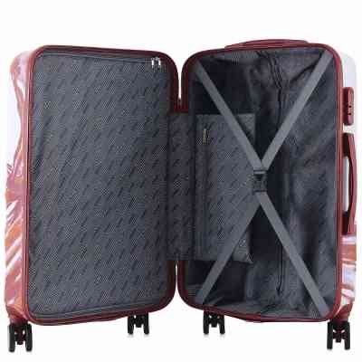 Чемодан Semi Line 24" M T5654-2 White/Red Print (DAS302889) Винница