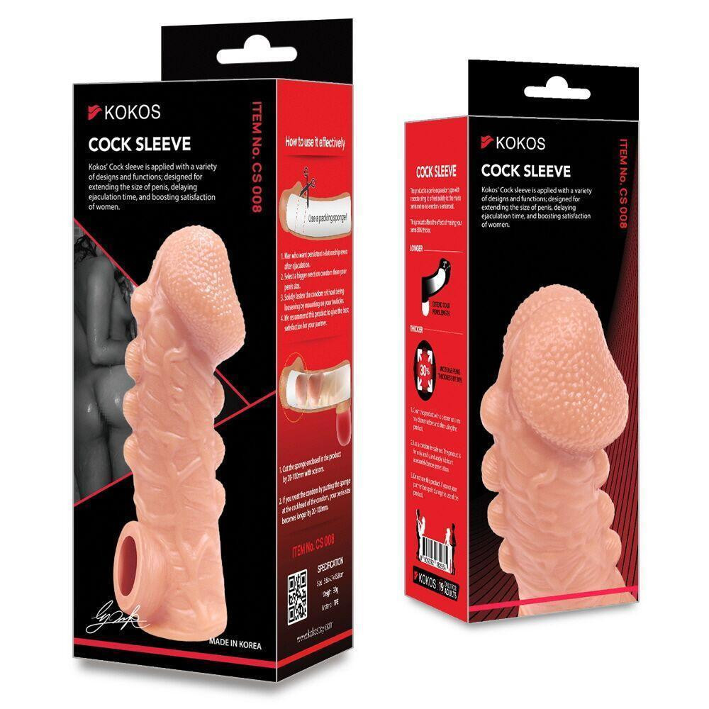 Насадка на член Kokos Cock Sleeve CS 008 L Sex Aura Київ - фото 6