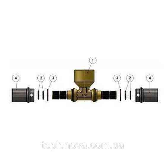 Тройник с внутренней резьбой пресс APE AP 132 16х1/2″х16 ITALY Черновцы