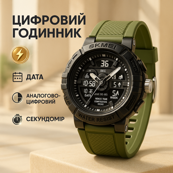 Военные часы спецслужб, Армейские часы противоударные наручные электронные тактические IK-91 Львов