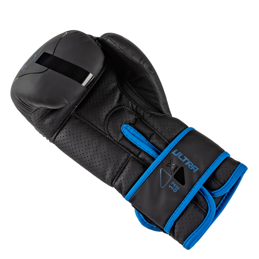 Боксерські рукавиці PowerPlay 3024 Ultra Mat Чорно-Темно сині 10 унцій Каменское - изображение 5