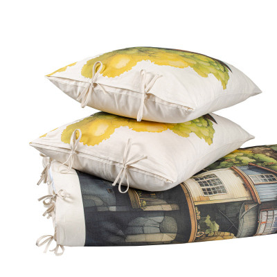 Постільна білизна Home Line Хатки, бязь, полуторний (184468) Вінниця - фото 3