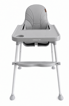 Стілець для годування дитини 2 в 1 VELANO Basic, light grey Київ