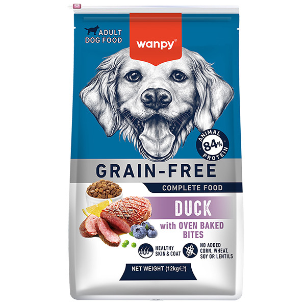 Wanpy Grain Free Duck ВАНПІ КАЧКА ДЛЯ СОБАК сухий беззерновий корм Київ - фото 1