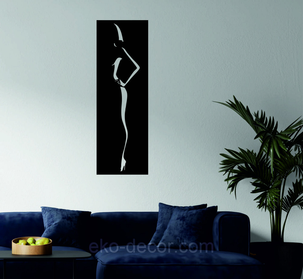 Декоративне настінне Панно «Силует жінки», Декор на стіну Київ - фото 5