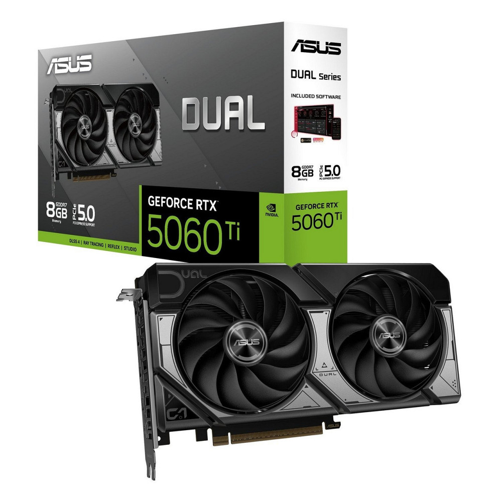Відеокарта GF RTX 5060 Ti 8 GB GDDR7 Dual Asus (DUAL-RTX5060TI-8G) ( 29988 ) Харків - фото 1
