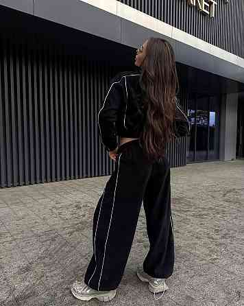 Женский стильный и теплый флисовый костюм двойка Одесса