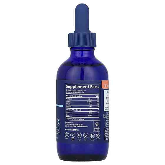 Ионный магний с минералами Trace Minerals Research Mega-Mag 400 мг 118 мл Киев