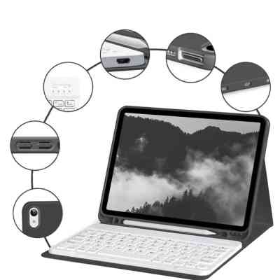 Чохол до планшета BeCover with keyboard Apple iPad Mini 6 2021 Black (712986) Вінниця