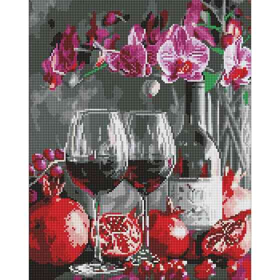 Алмазна мозаїка "Цвітіння орхідей" ©art_selena_ua AMO8094, 40х50 см Вінниця