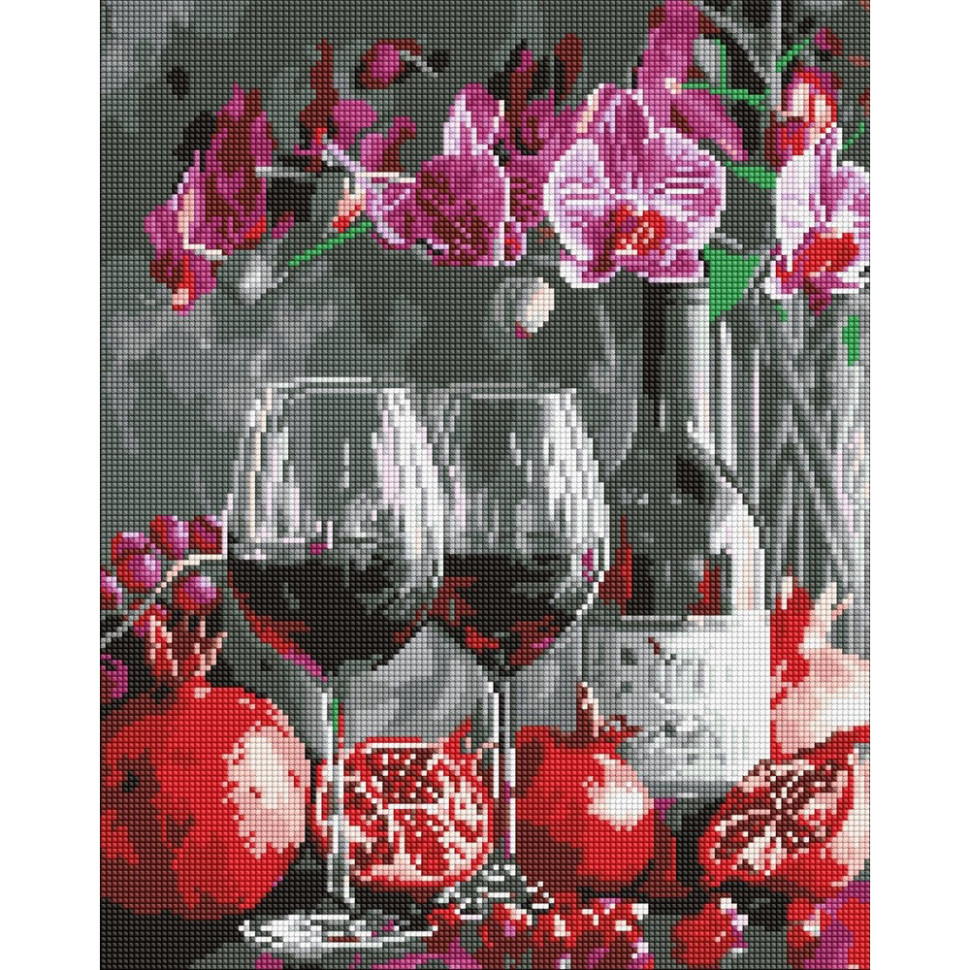 Алмазна мозаїка "Цвітіння орхідей" ©art_selena_ua AMO8094, 40х50 см Вінниця - фото 1