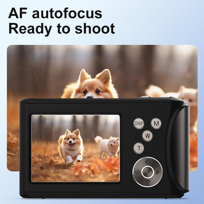Цифровой фотоаппарат FotuYogo 64 Мп, Full HD 1080P, 18x зум, LCD 2,4
