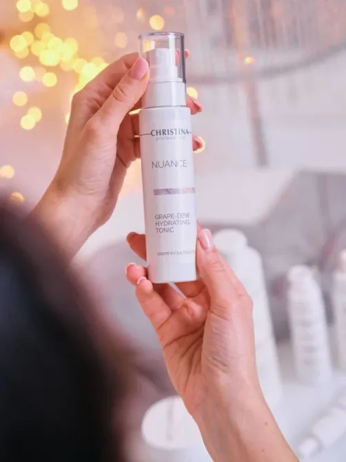 Увлажняющий тоник с экстрактом винограда Christina Nuance Grape Dew Hydrating Tonic 100 мл Днепр - изображение 4