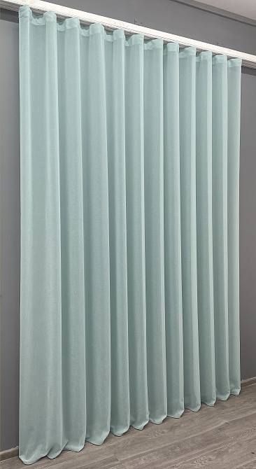 Тюль VR-Textil 1311т Мікро-льон Блакитний 250х270 см (43-173) Київ - фото 4