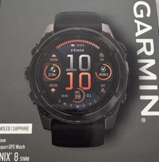 Смарт-Часи Garmin Fenix 8 51 mm Sapphire AMOLED. Київ - фото 5